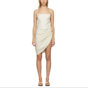 Jacquemus La Robe Saudade Off-White Mini Dress